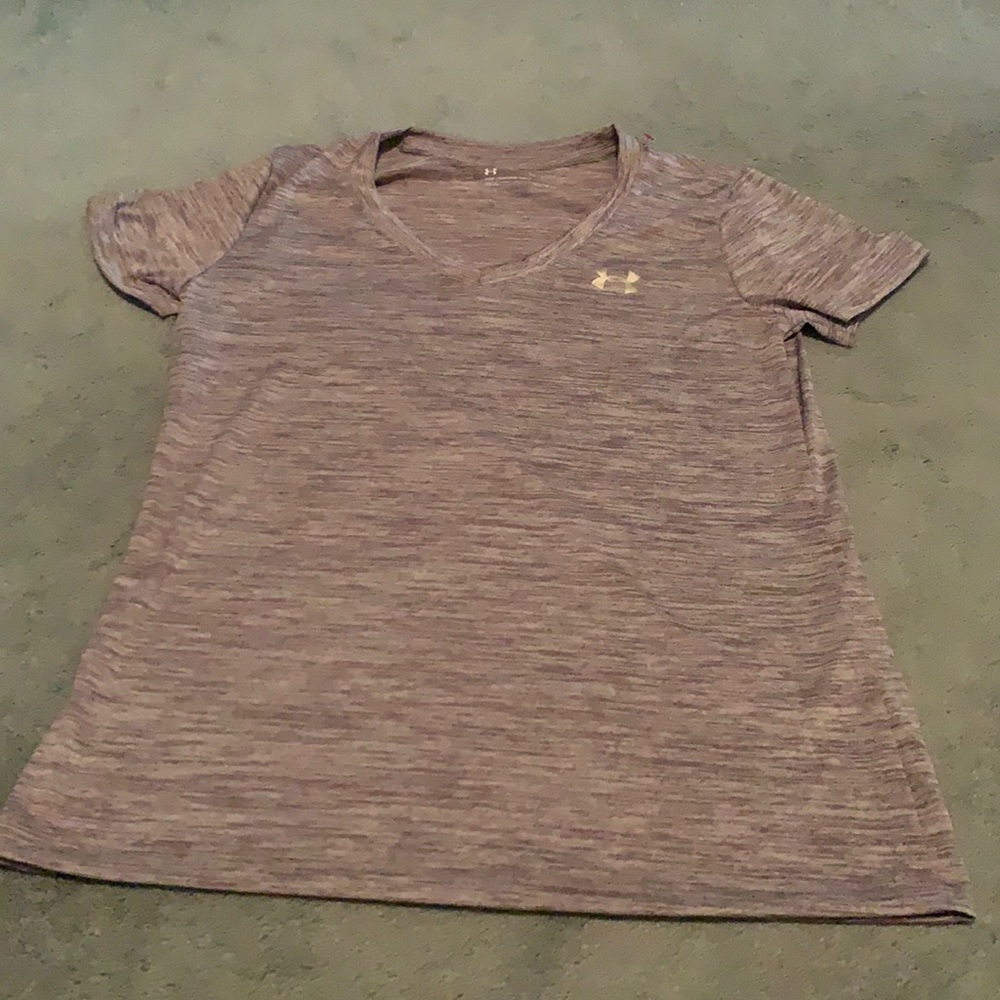 Under Armour Light Gray Heat Gear T-Shirt